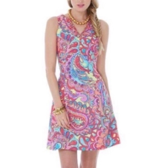 Lilly Pulitzer Lloyd dress In feeling groovy print